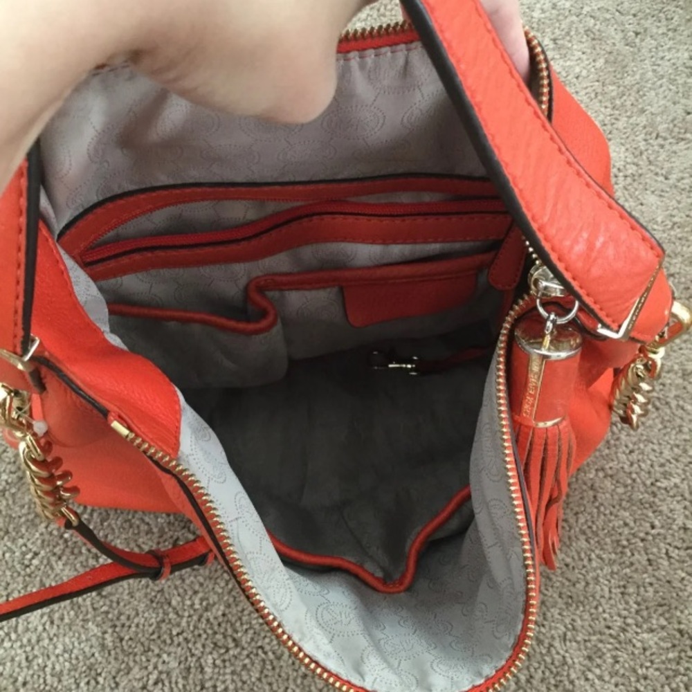 Red Leather Purse - Picture 6 of 8